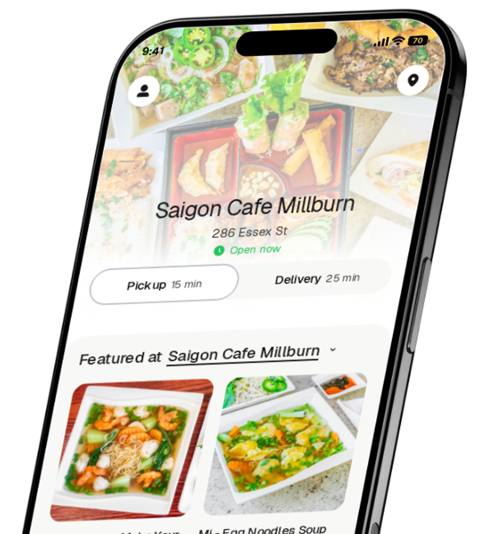 Saigon Cafe Millburn app preview